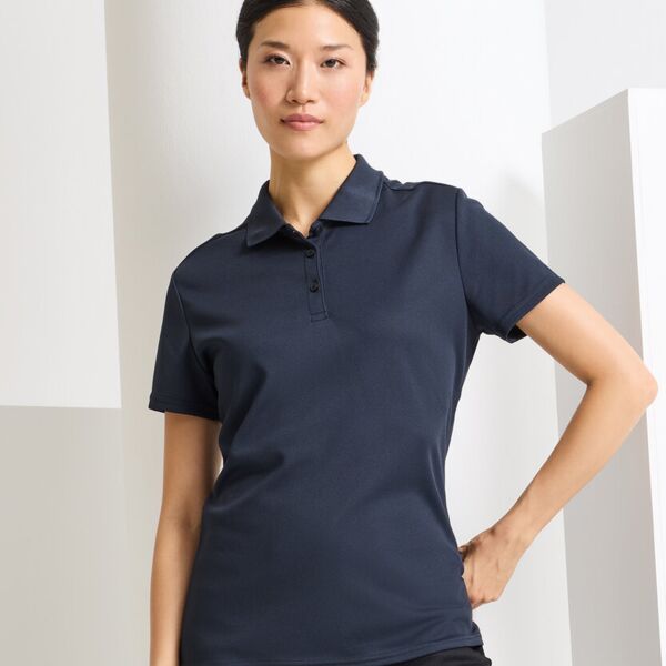 Women’s Spun Dyed Recycled Polo Shirt Thumbnail